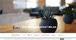 Desktop Screenshot of bed-and-breakfast-milano.it