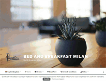 Tablet Screenshot of bed-and-breakfast-milano.it